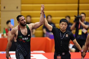 آذرپیرا قهرمان آسیا شد؛ طلای دیگری برای کشتی آزاد ایران در ناگویا