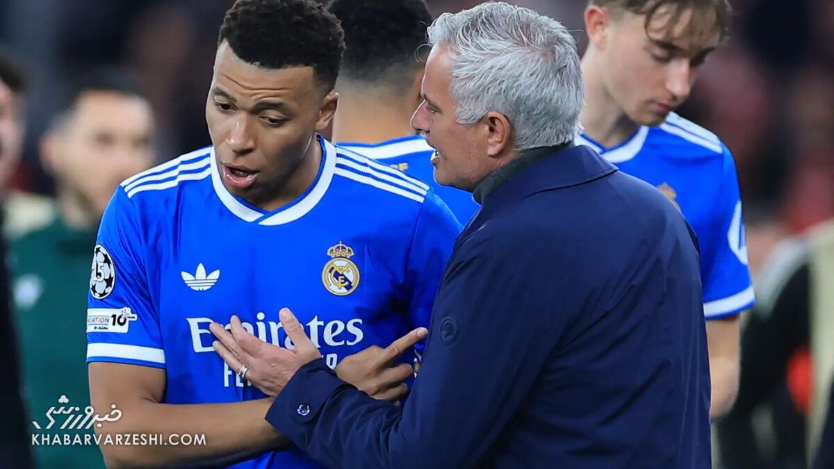 جنجال در رئال مادرید؛ امباپه در مقابل مورینیو/ فکر می‌کند هر کاری بخواهد می‌تواند انجام دهد؟