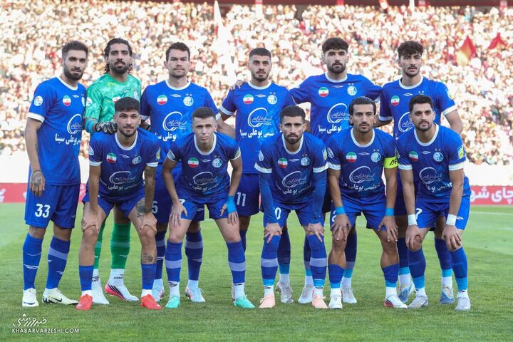 عکس تیمی استقلال؛ تراکتور - استقلال