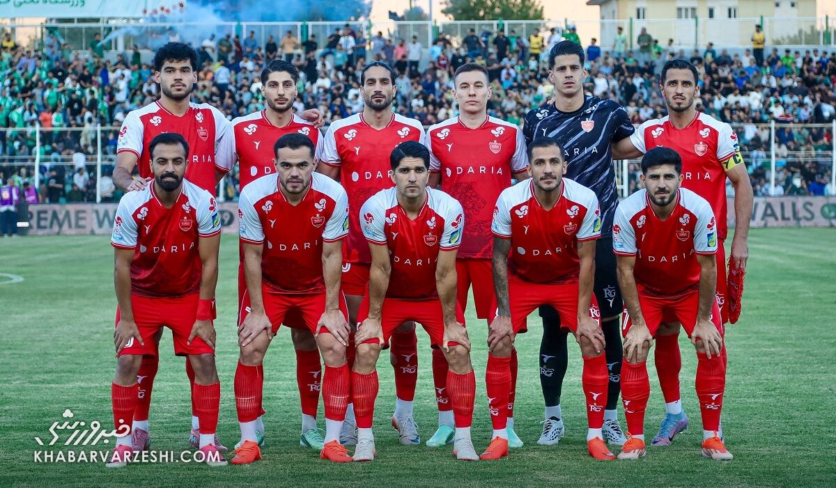 عکس تیمی پرسپولیس مقابل خیبر