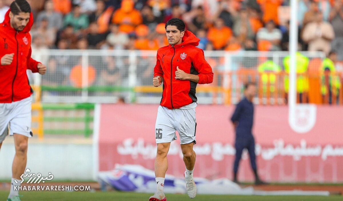 تمرین پویا پورعلی پس از دیدار مس شهربابک - پرسپولیس