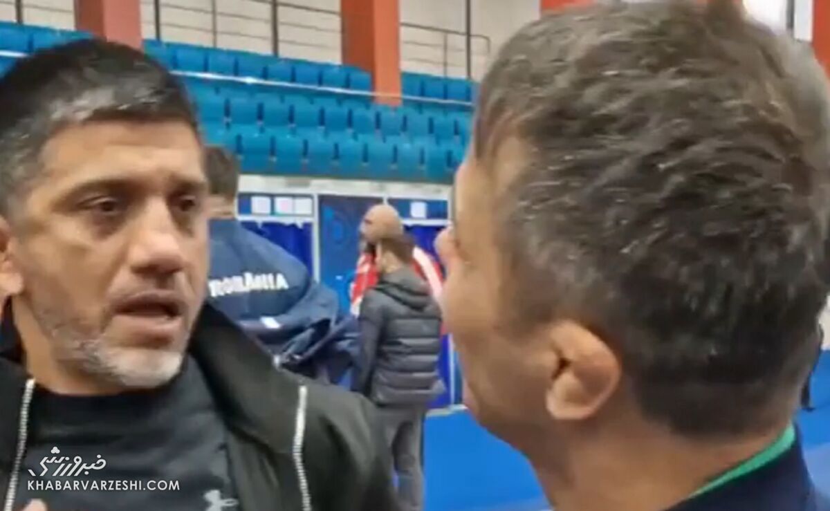ویدیو| علیرضا دبیر به رنگرز: بگو خوشحالی تعطیل!
