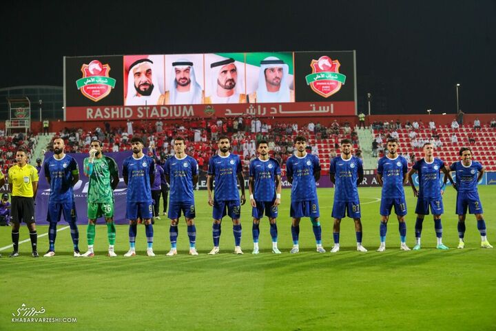 بازیکنان استقلال؛ شباب الاهلی - استقلال