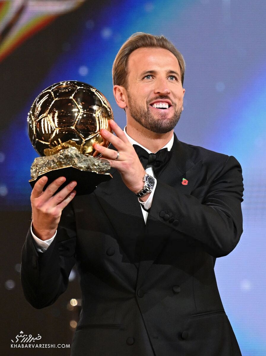 هری کین در مراسم توپ طلا