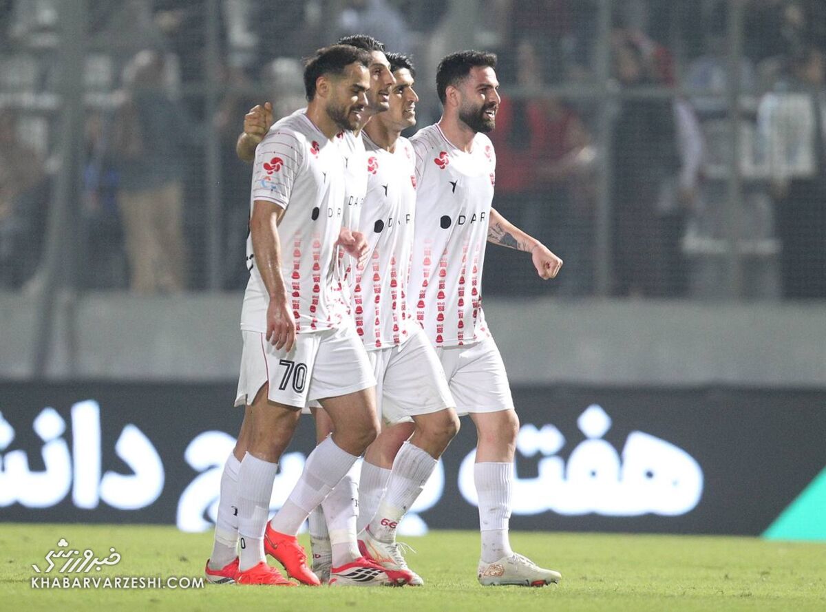 گزارش تصویری| برد خفیف پرسپولیس مقابل نساجی در قائم‌شهر