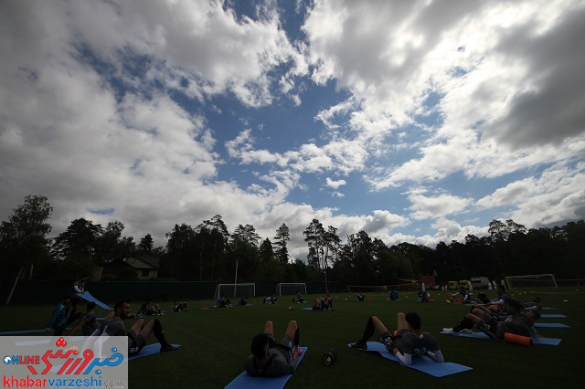 برگزاری آخرین تمرین تیم ملی پیش از سفر