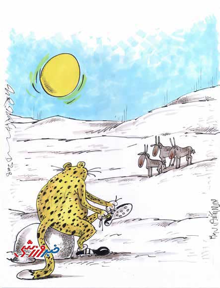 کاریکاتور| استارت ایران در جام‌جهانی