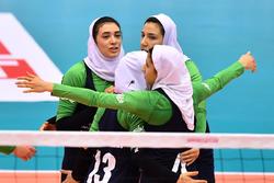 تیم والیبال بانوان ایران در جمع هشت تیم برتر آسیا