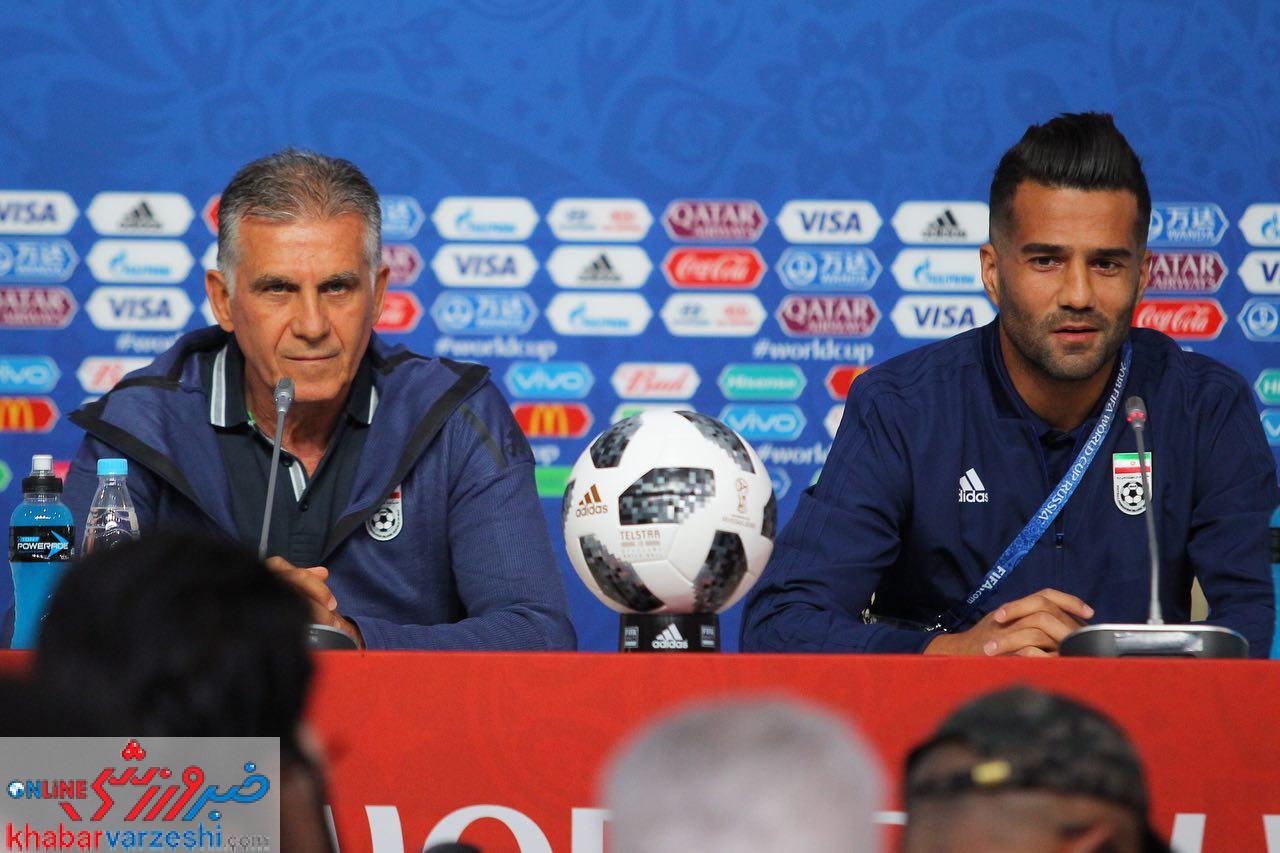 گزارش تصویری‌| نشست مطبوعاتی کارلوس کروش و مسعود شجاعی در سن پترزبورگ