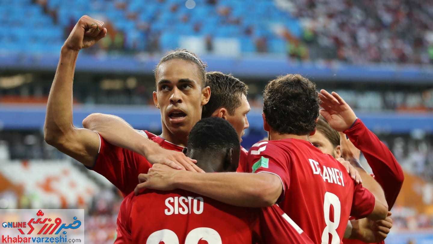 گزارش تصویری‌| سه امتیاز شیرین دانمارک با درخشش اشمایکل