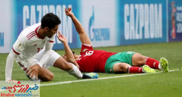 عکس| ملی پوش مراکش ضربه مغزی شده بود