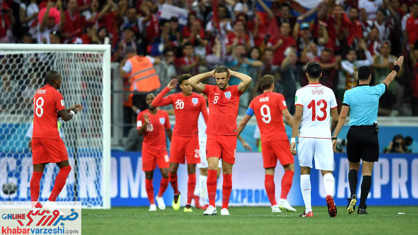 آمار دیدار انگلیس - تونس؛ برتری سه شیر‌ها در گام اول