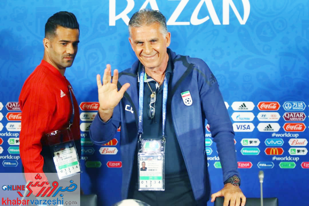 گزارش تصویری‌| کی روش و شجاعی در کنفرانس خبری پیش از دیدار با اسپانیا