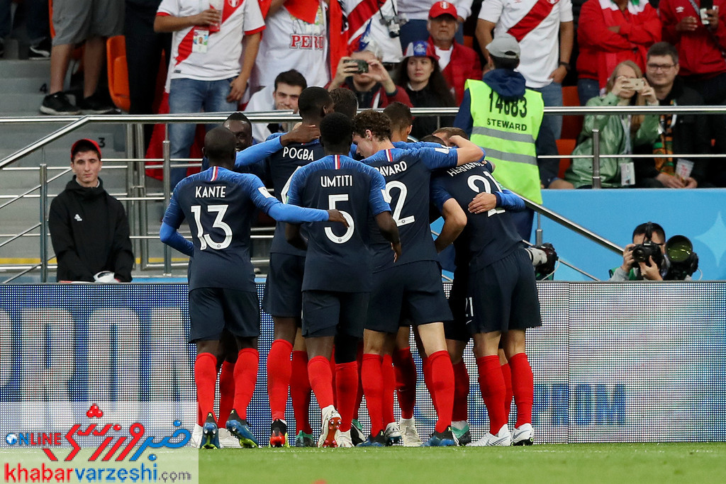 صعود فرانسه به یک‌‌هشتم نهایی با حذف پرو