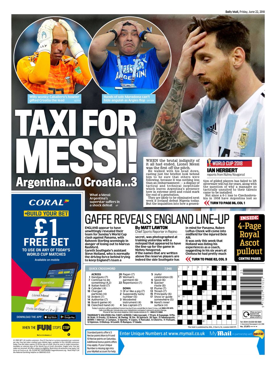 روزنامه میل| تاکسی برای مسی