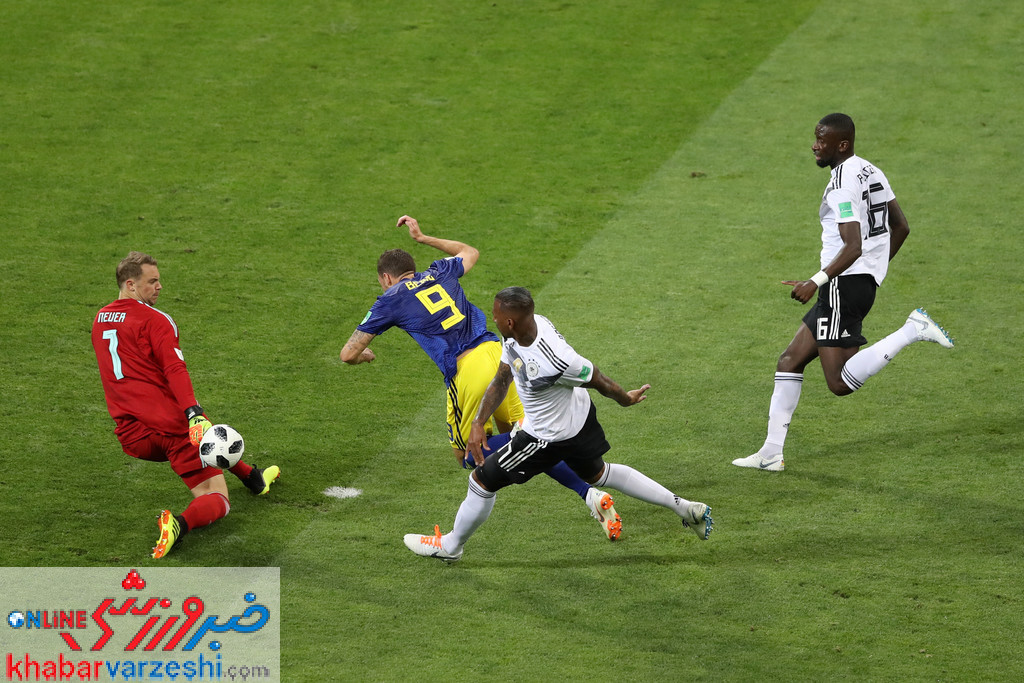 عکس| طعنه به کمک‌داوران ویدئویی بازی آلمان - سوئد