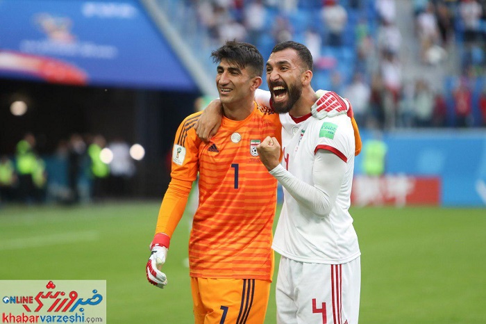 بیرانوند و رونالدو هم‌تیمی شدند