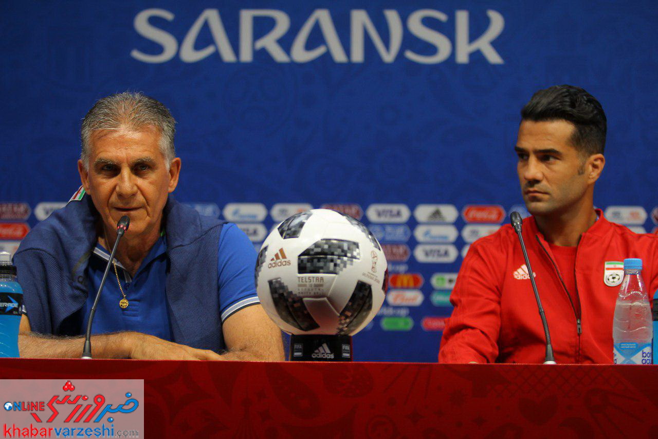 گزارش تصویری‌| کی روش و شجاعی در کنفرانس خبری پیش از دیدار با پرتغال