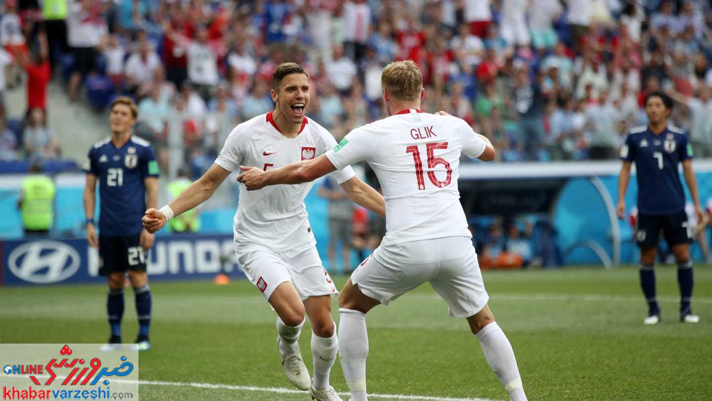 گزارش تصویری‌| صعود سامورایی‌ها به یک هشتم نهایی با وجود شکست مقابل لهستان