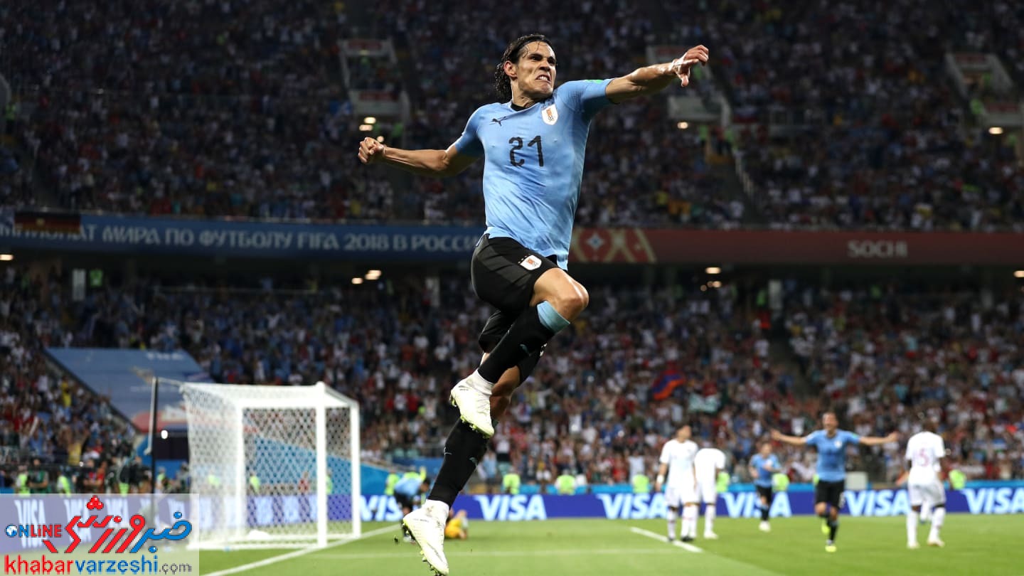 گزارش تصویری‌| صعود اروگوئه به مرحله بعدی با دبل کاوانی