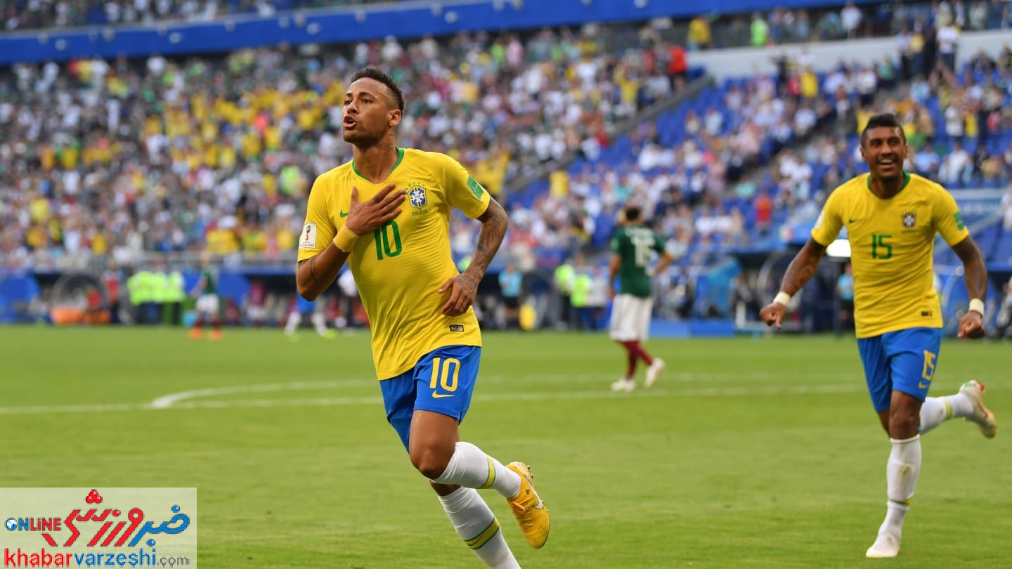 شماره 10، ستاره درخشان برزیلی‌ها در برابر مکزیک