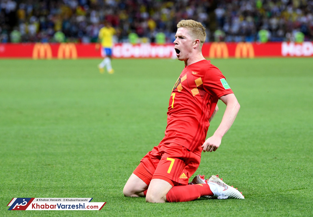 دی‌بروین خار چشم برزیلی‌ها در جام‌جهانی شد