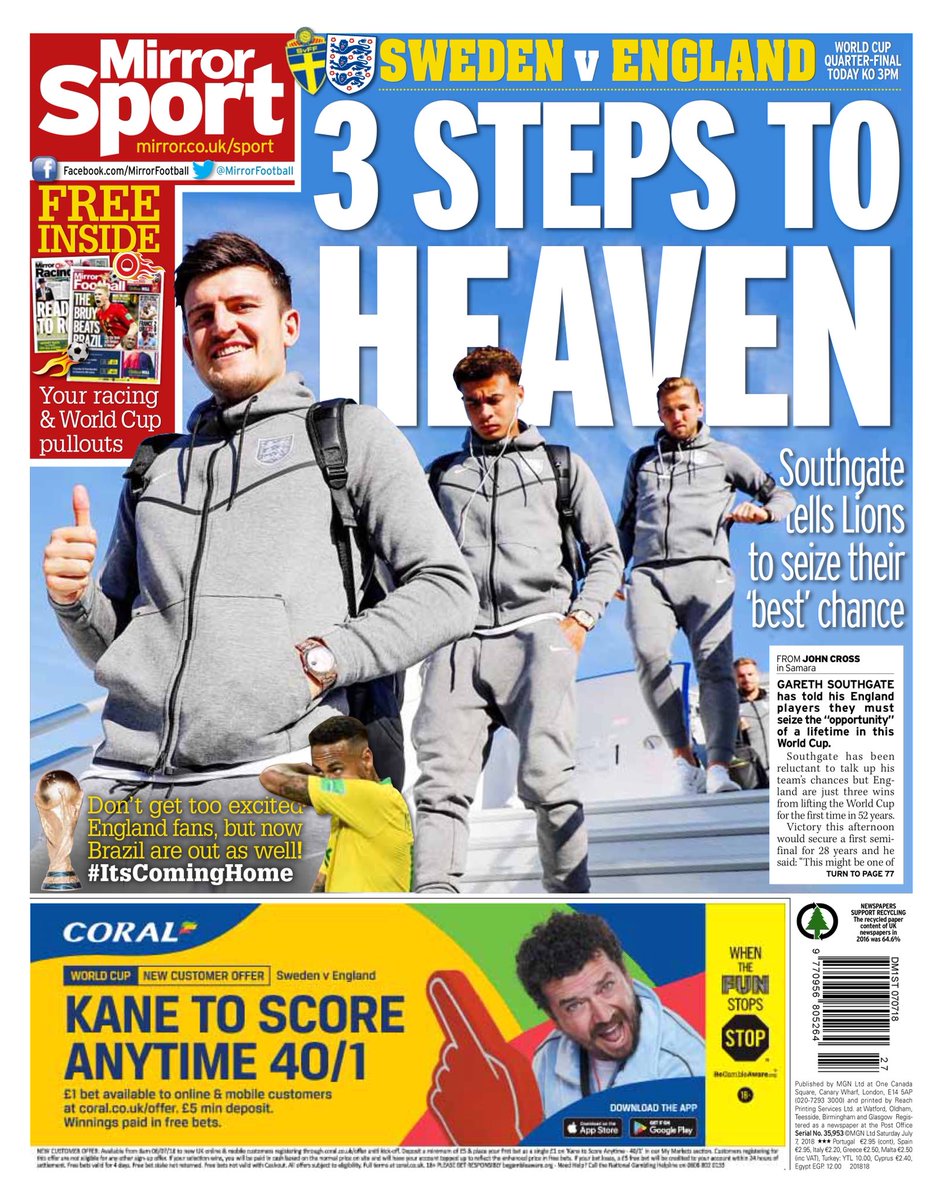 روزنامه میرر| سه گام تا بهشت