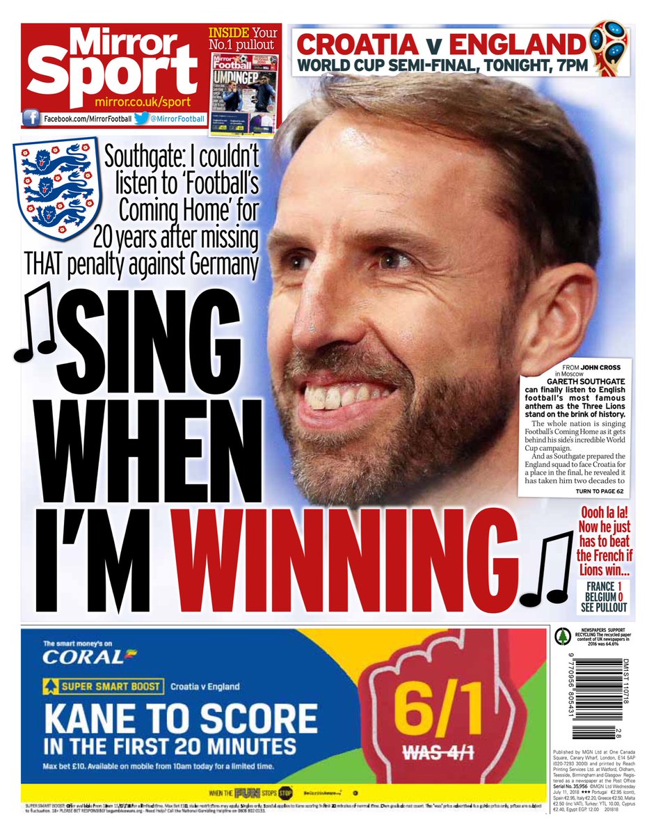 روزنامه میرر| وقتی برنده شدم بخوانید