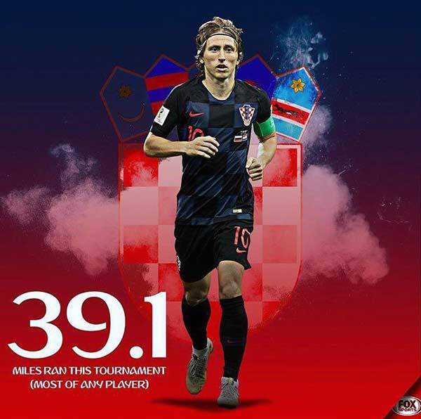 چه کسی بیشترین دوندگی را در جام ۲۱ داشته؟