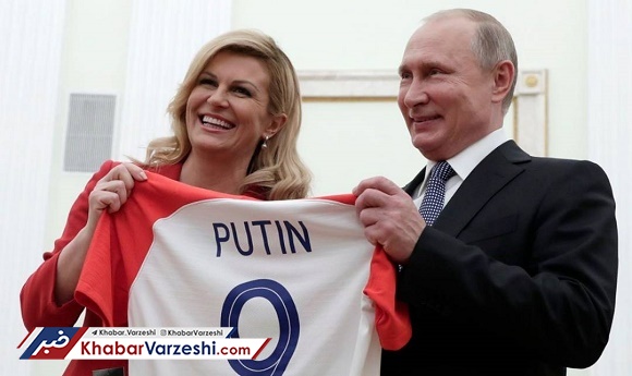 عکس| شماره ۹ کرواسی به پوتین رسید