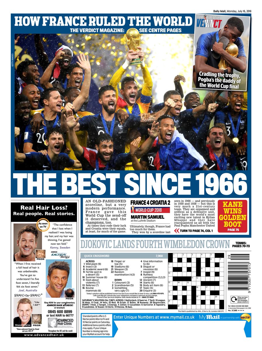 روزنامه میل| بهترین از 1966