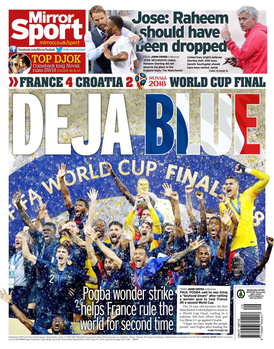 روزنامه میرر| دژا بلو