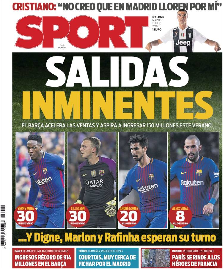 روزنامه اسپورت| خروج حتمی