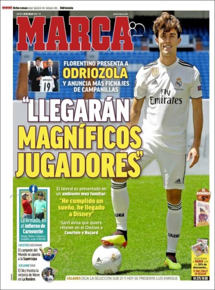 روزنامه مارکا| بازیکنان عالی می‌آیند