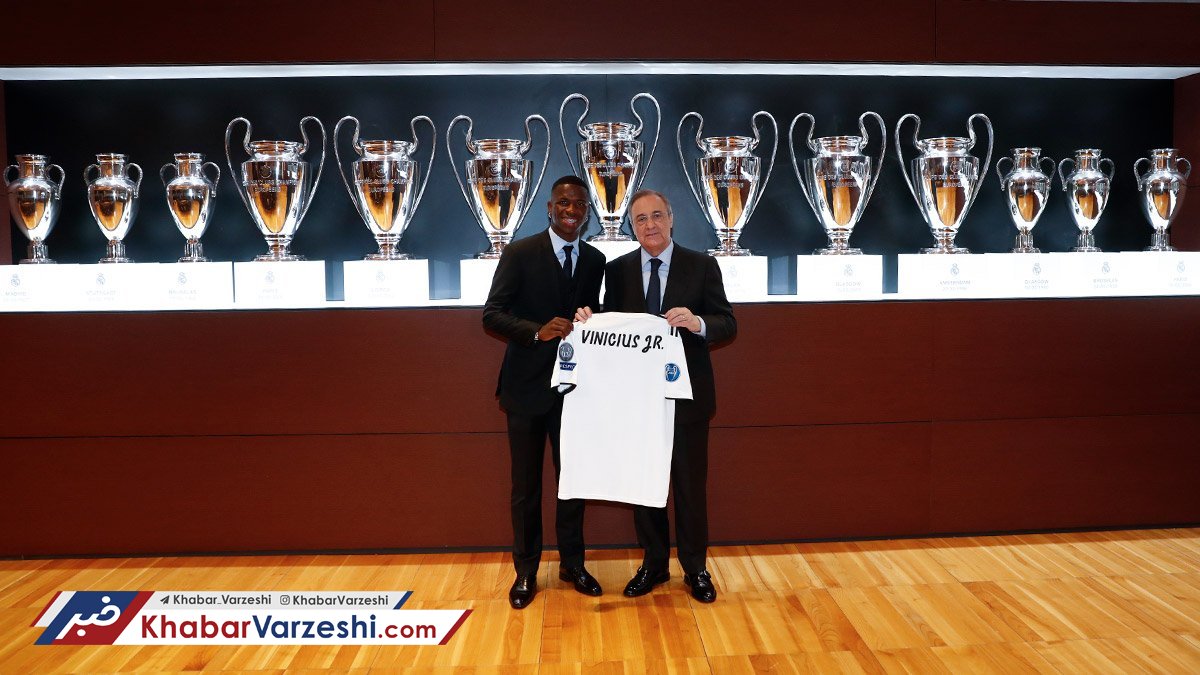 رسمی| وینیسیوس با رئال‌مادرید قرارداد بست