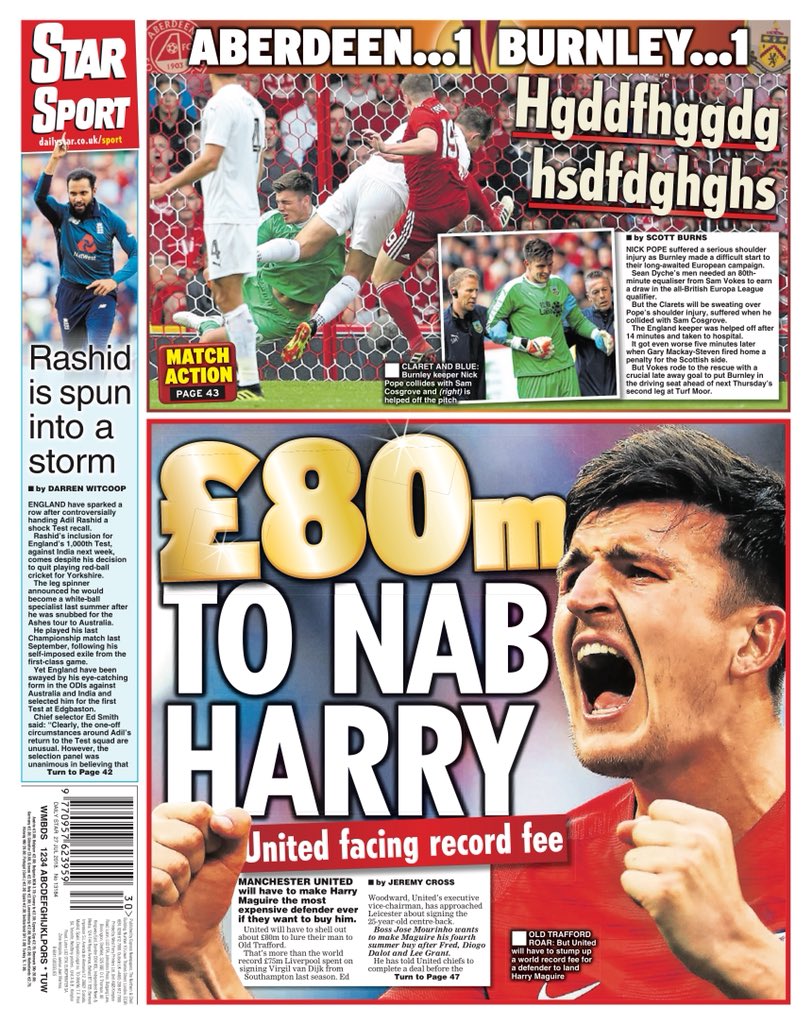 روزنامه استار| 80 میلیون پوند برای قاپیدن هری