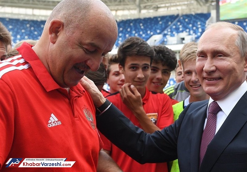 تجلیل پوتین از تیم ملی فوتبال روسیه