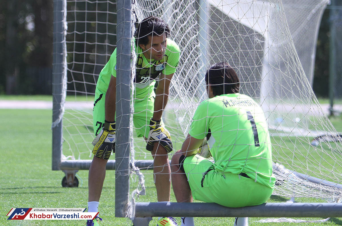 تصاویر| خاطره بازی در روز خداحافظی پسر همیشه آبی