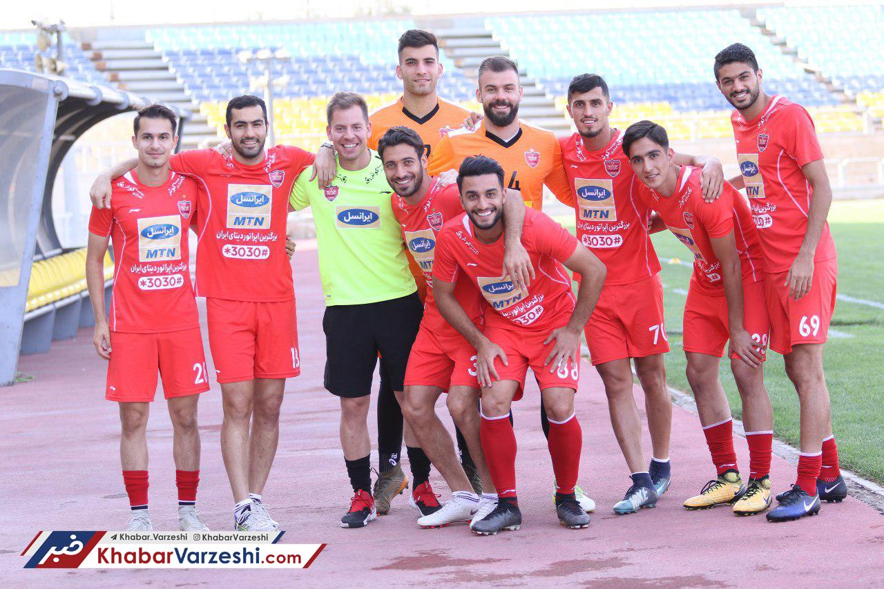گزارش تصویری‌| آمادگی بازیکنان پرسپولیس در تمرین عصرگاهی