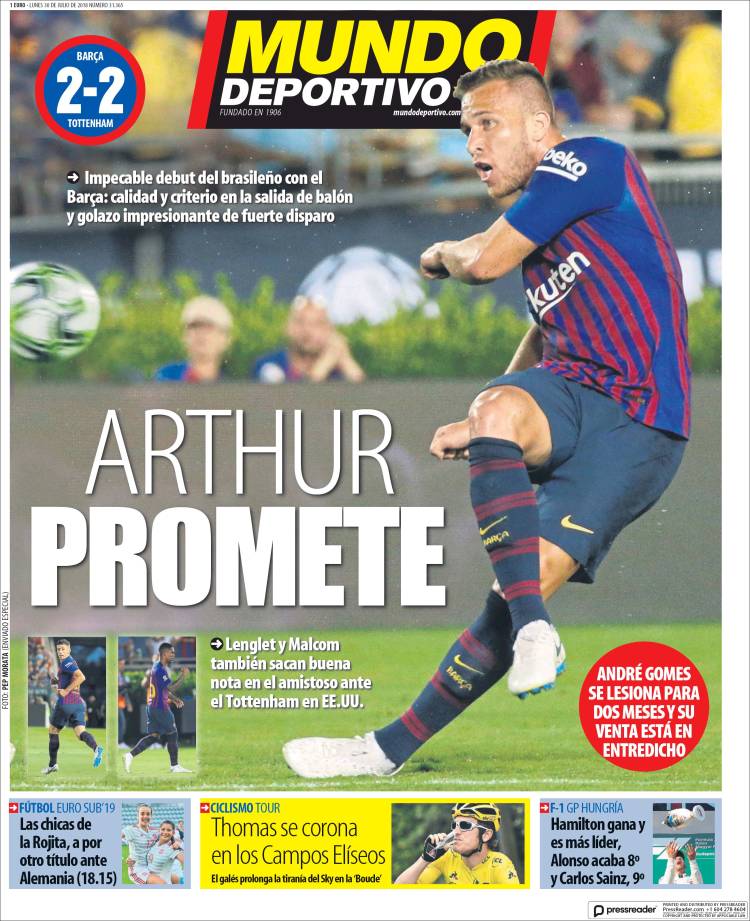 روزنامه موندو| قولِ آرتور