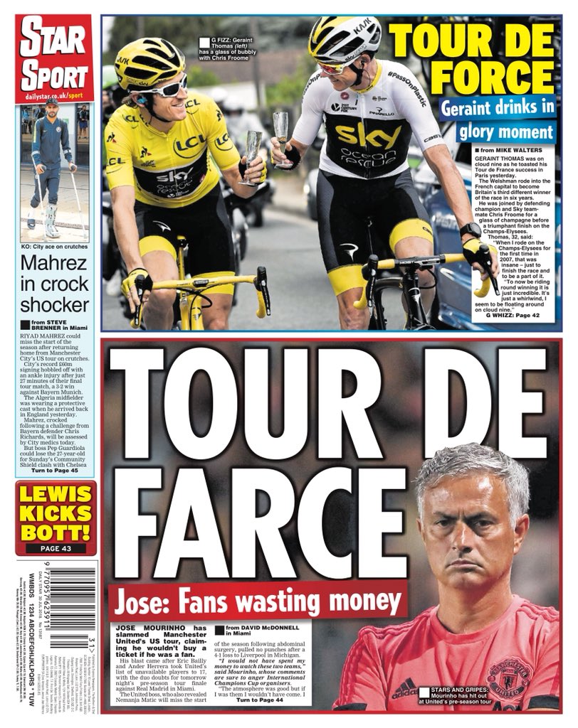 روزنامه استار| توردوفرانس