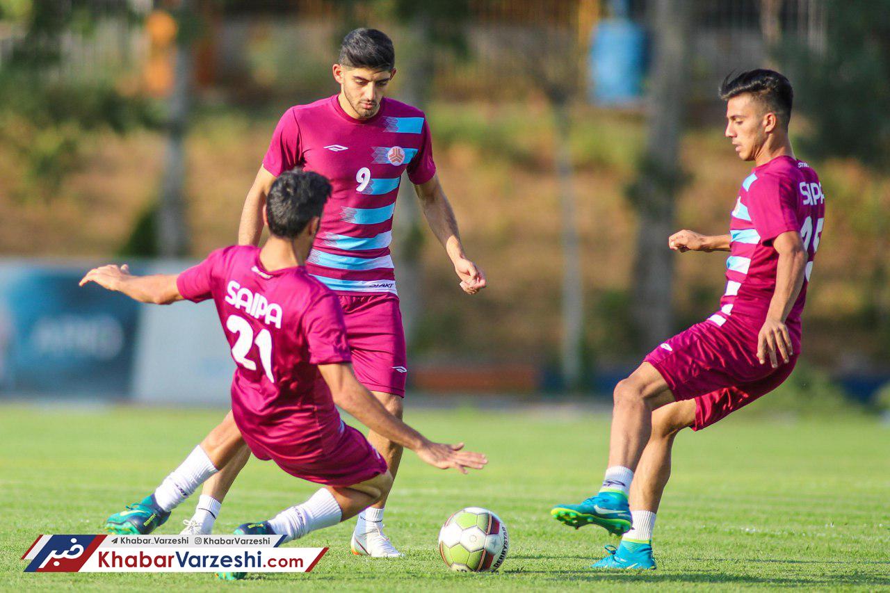 گزارش تصویری‌| تمرین تیم فوتبال سایپا در حضور دایی