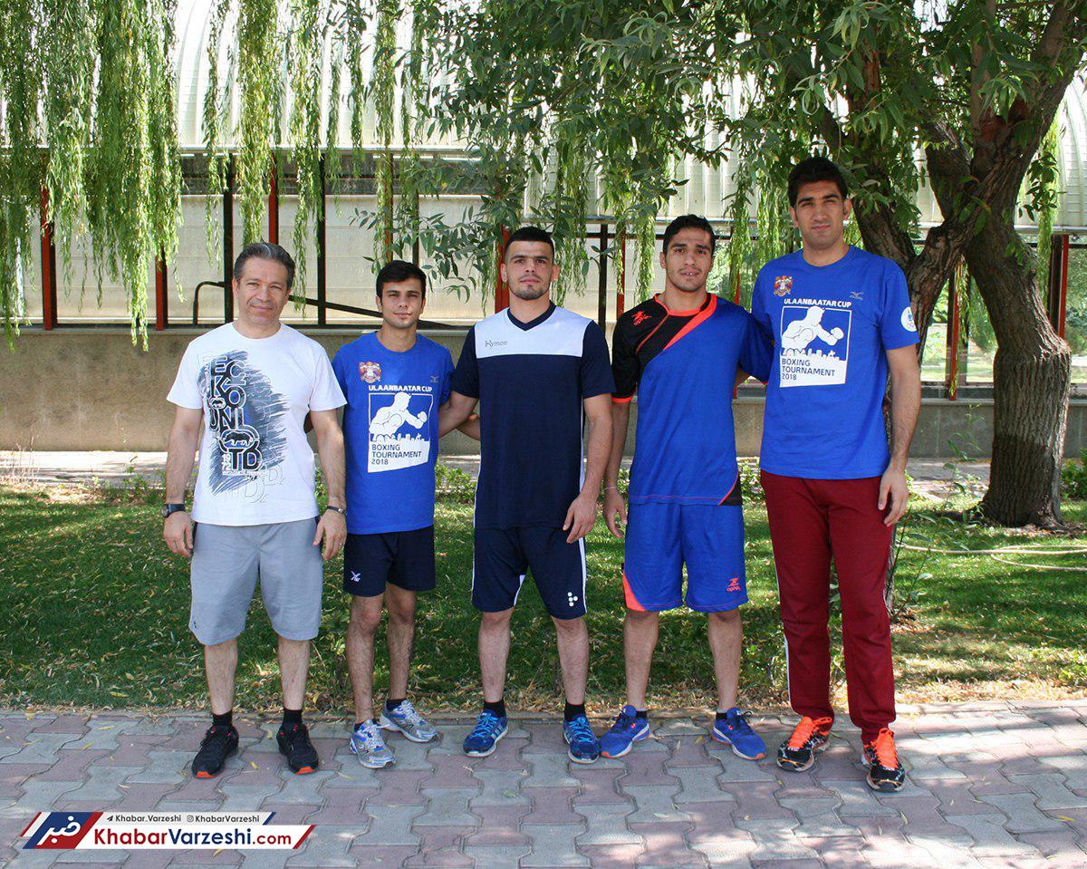 تمرین با نشاط ملی‌پوشان بوکس برای جاکارتا