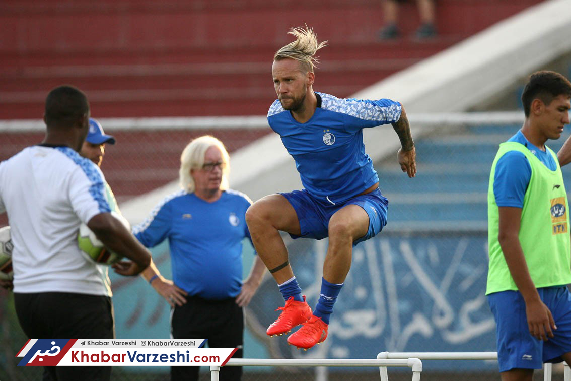 نخستین تمرین نیومایر با استقلالی‌ها