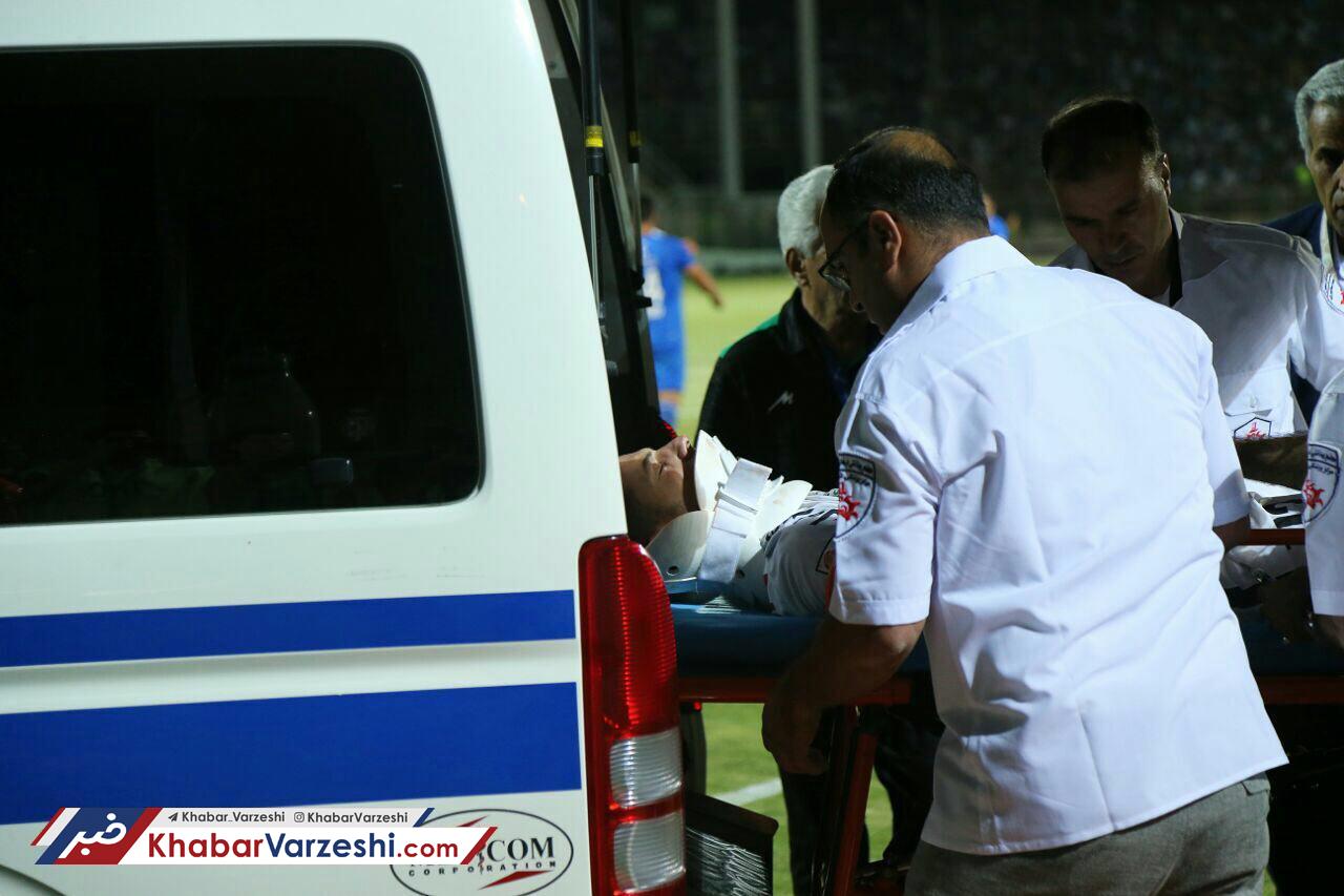 گلزن مصدوم ذوب‌آهن مرخص شد