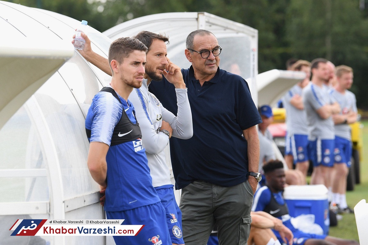 عکس| تیم 11 نفره مربیگری چلسی