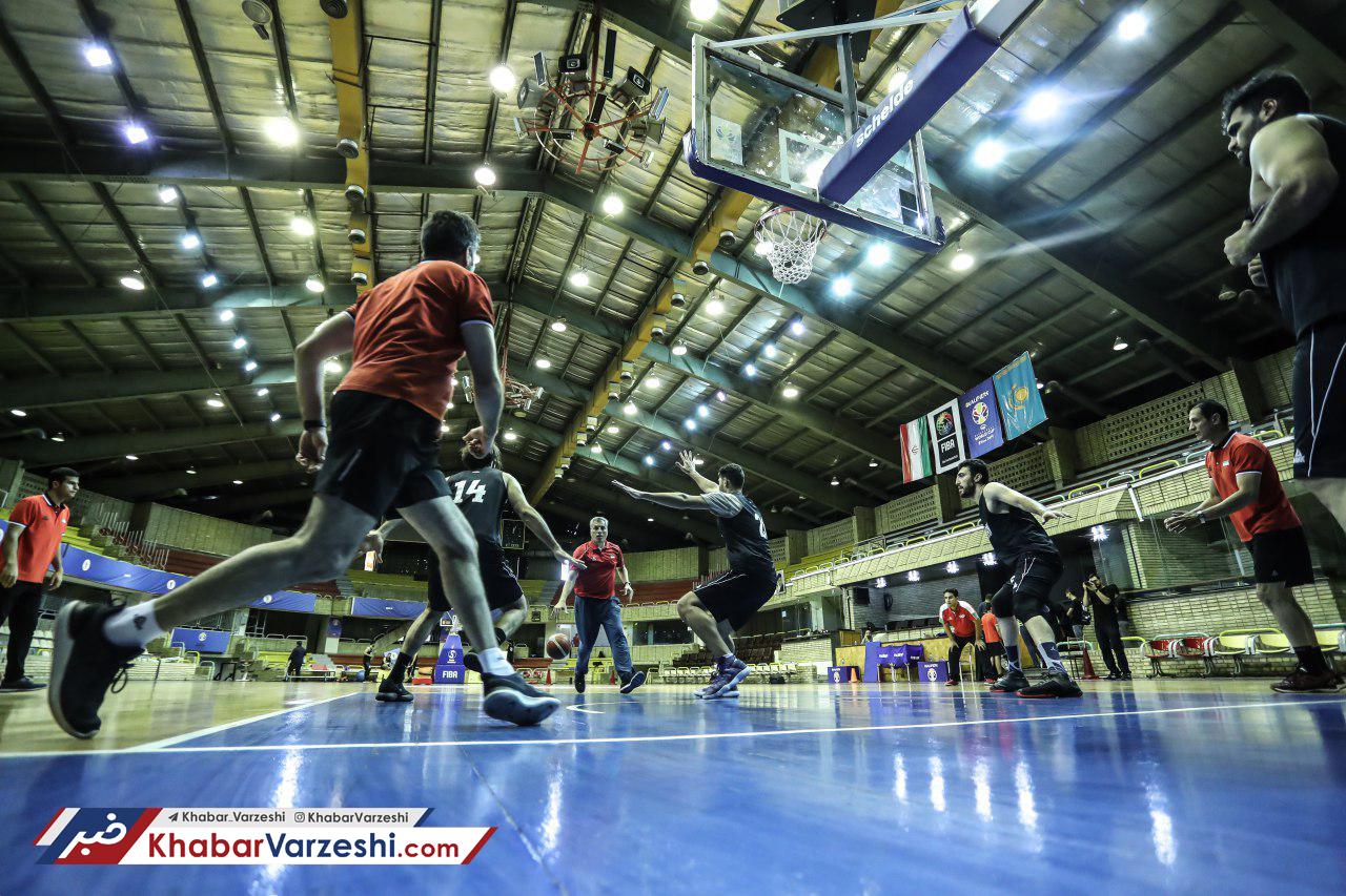 گزارش تصویری‌| تمرین تیم ملی بسکتبال بزرگسالان برای حضور در بازی‌های آسیایی جاکارتا