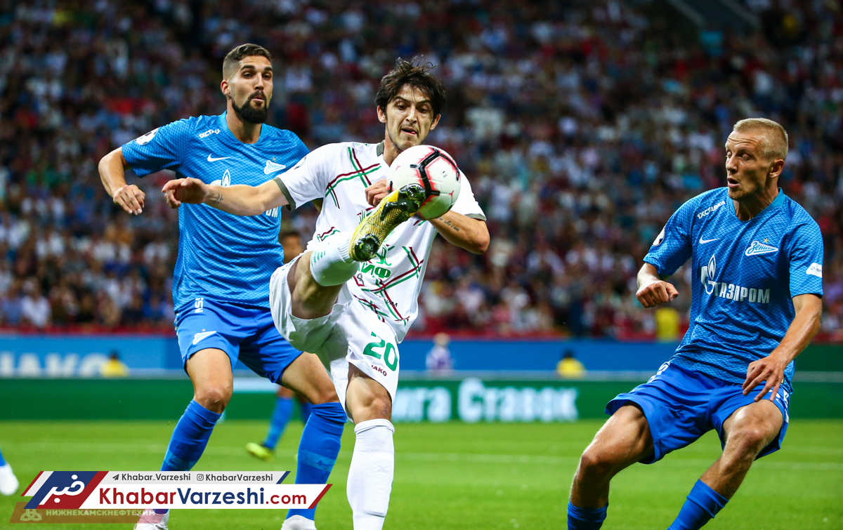 گزارش تصویری‌| شکست روبین کازان درحضور آزمون و شکاری مقابل زنیت سن پترزبورگ