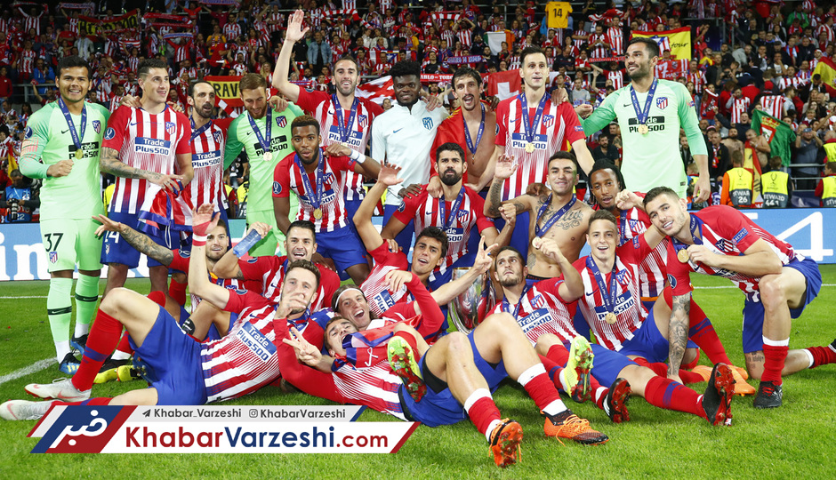 گزارش تصویری‌| قهرمانی اتلتیکومادرید در سوپر جام اروپا با درخشش کاستا