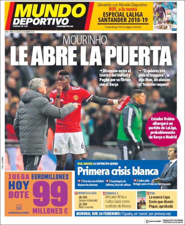 روزنامه موندو| درها باز شد